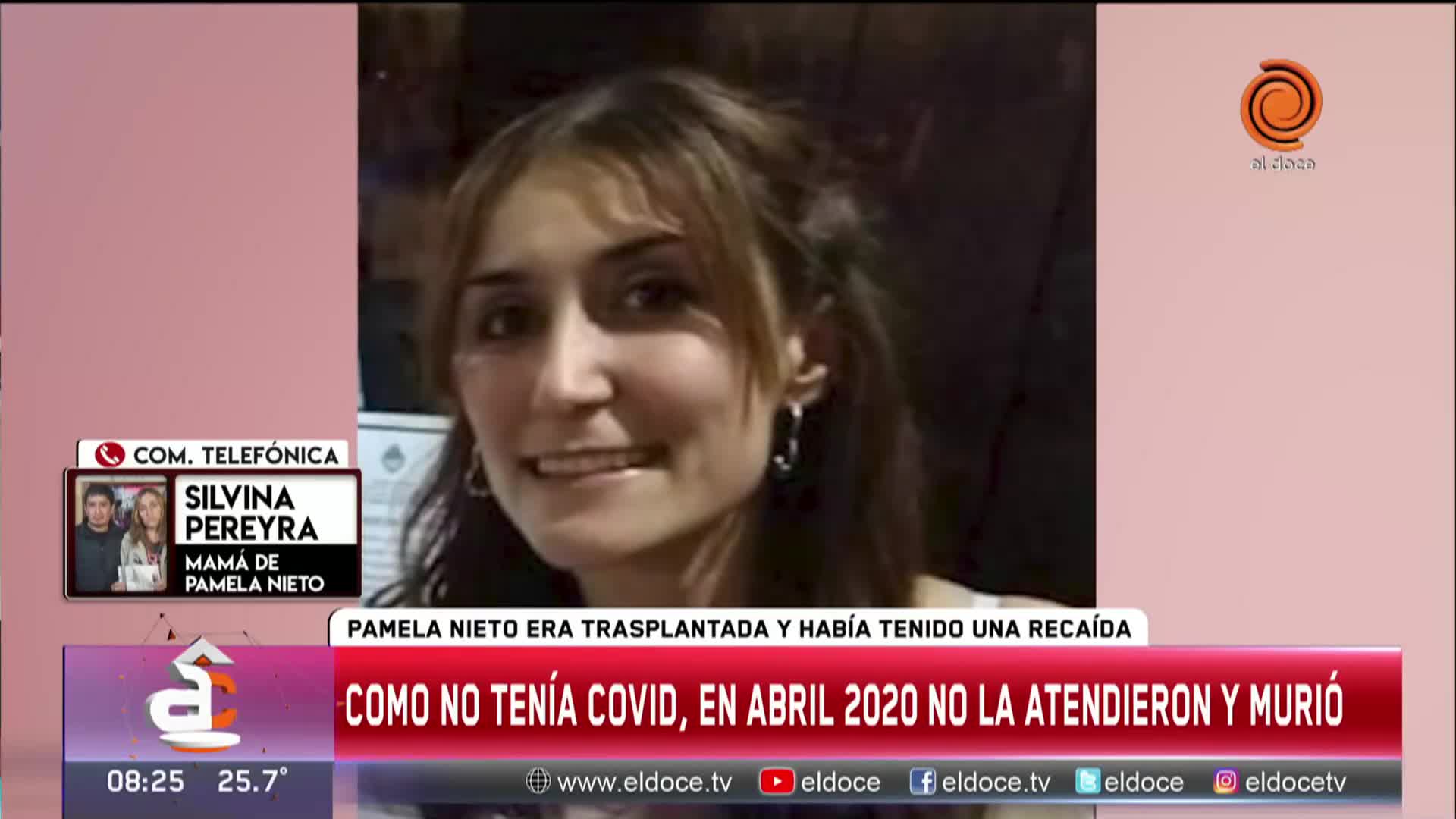 Imputaron a tres médicos por la muerte de Pamela Nieto