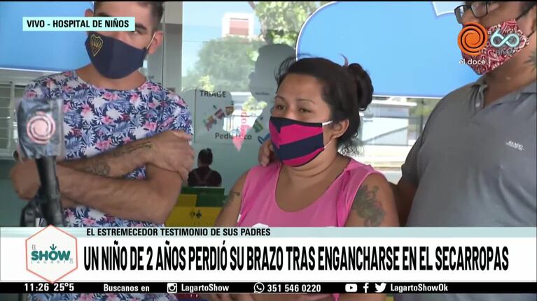 El relato del accidente en el que un nene perdió un brazo