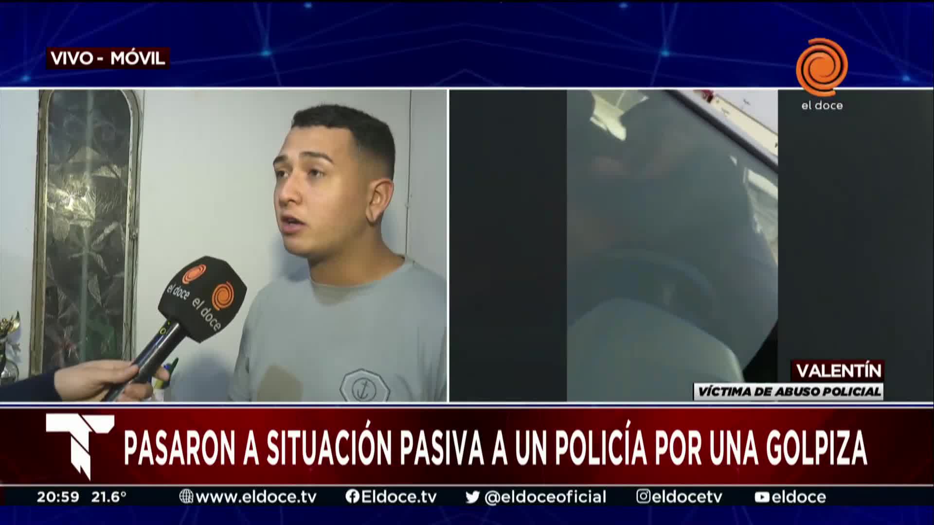El relato del joven golpeado por un policía en Córdoba