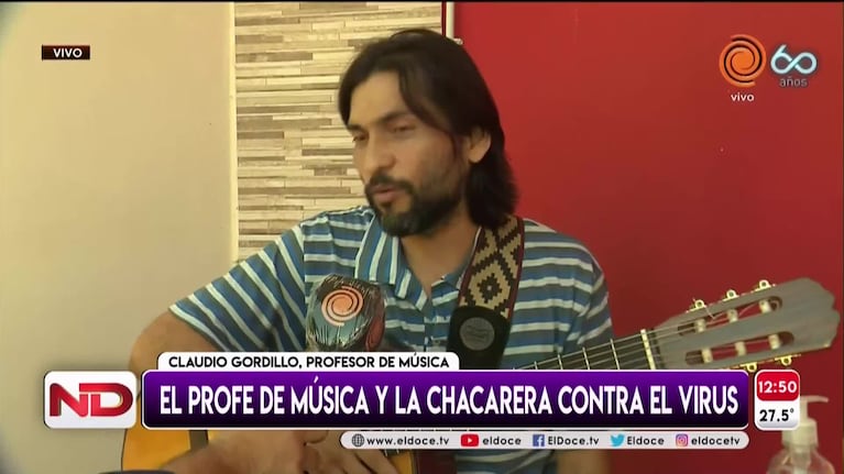 El profesor de música que creó la chacarera contra el coronavirus