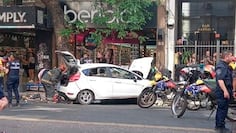 Choque en centro de Córdoba
