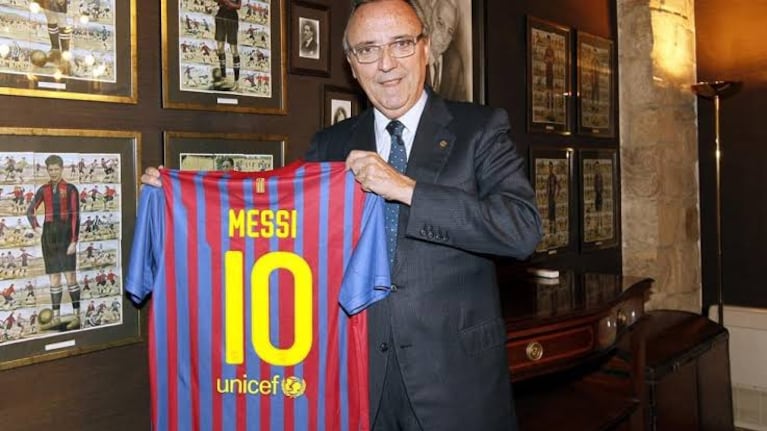 Joan Gaspart, expresidente de Barcelona, sobre Jorge Messi: “Fue el padre, amigo e intermediario”
