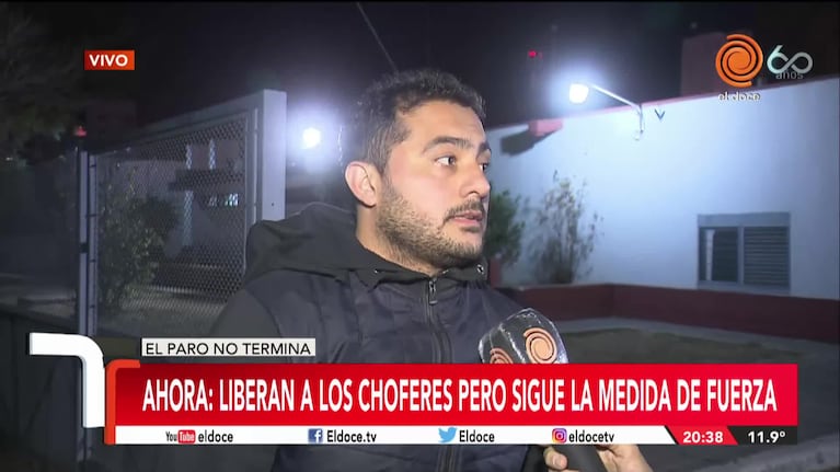 Liberaron a los choferes de UTA tras los incidentes en Córdoba