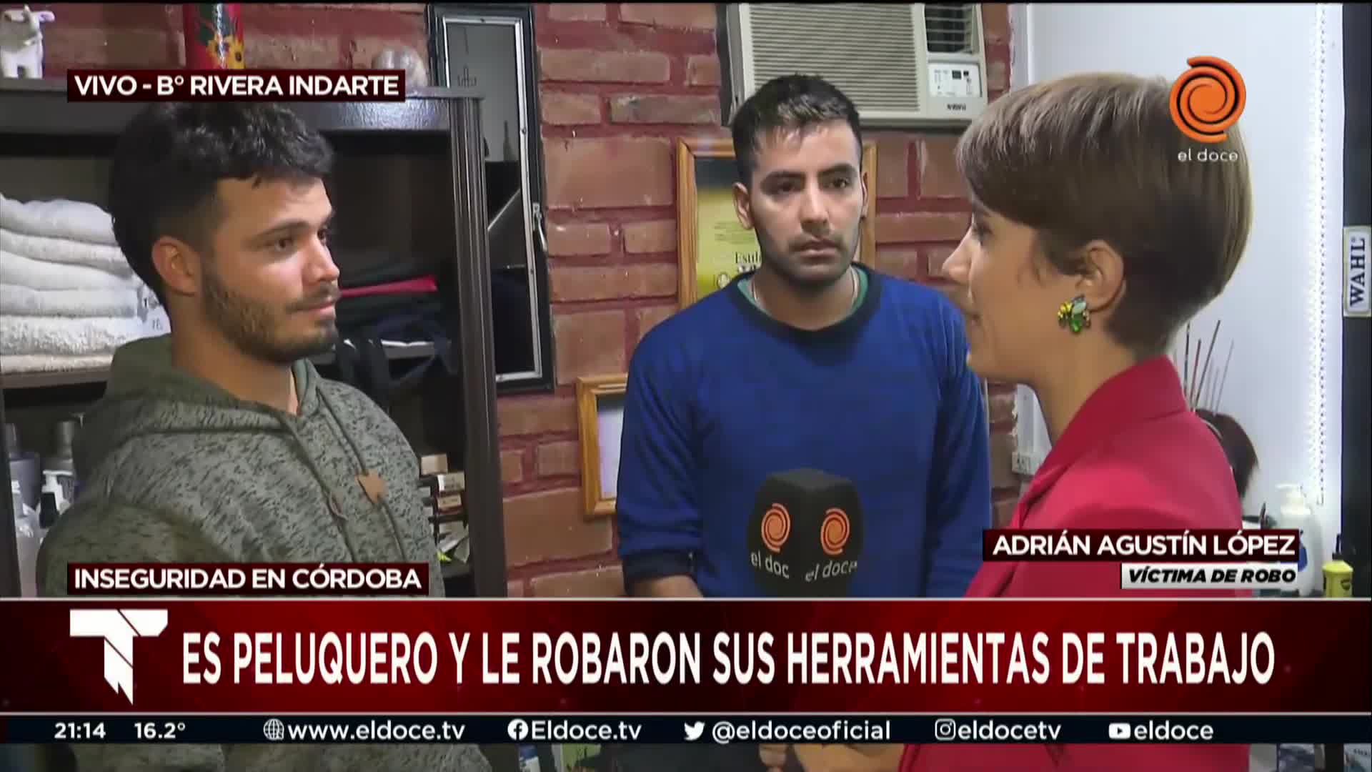 Le robaron a mano armada a un peluquero y su amigo organizó una colecta