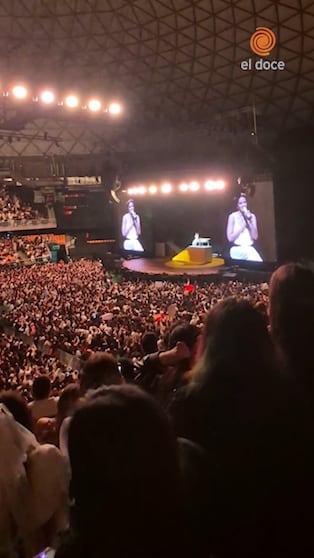 Así reaccionó Rosalía al ver una bandera argentina