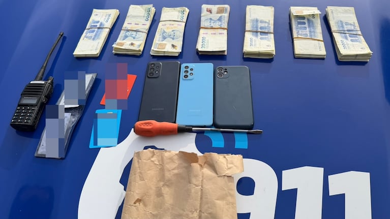 Robo de millones, persecución y tres detenidos