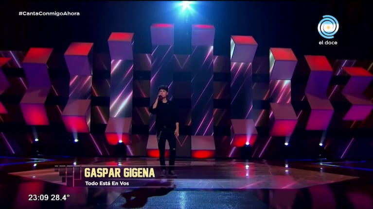 Otra gran actuación de Gaspar Gigena en CCA