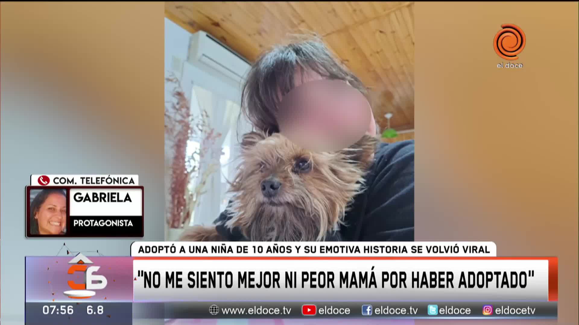 La emotiva historia de una mujer que adoptó a una niña de 10 años 