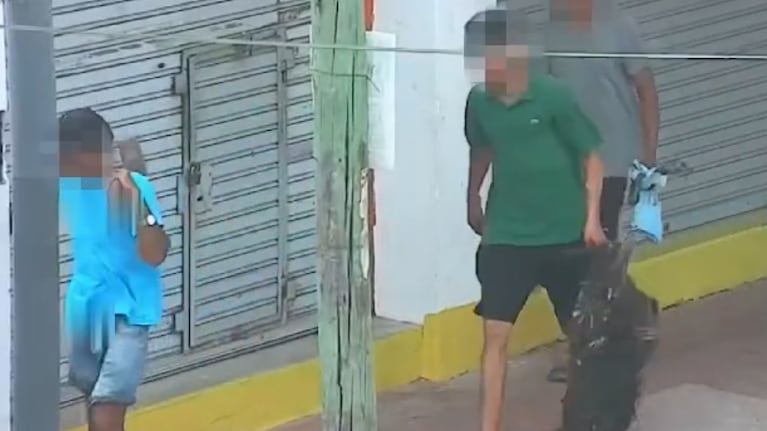 Los agarraron in fraganti mientras destruían tableros y robaban cables a plena luz del día