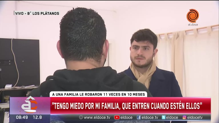 Una familia sufrió 11 robos en 10 meses en Córdoba