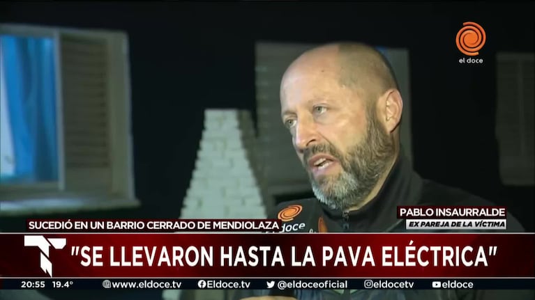El miedo del matrimonio desvalijado dentro de un country