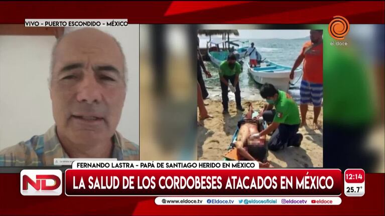 “La situación es más o menos igual”: el papá de uno de los cordobeses agredidos en México