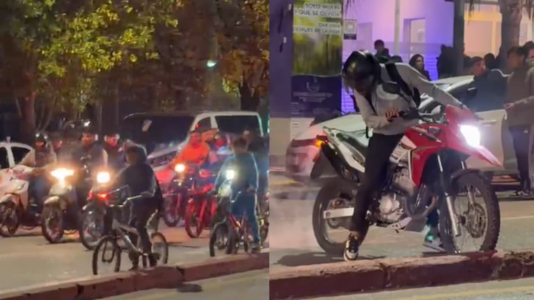 Velorio tumbero y caravana de motos: así fue el último adiós a Tomás en barrio Pueyrredón