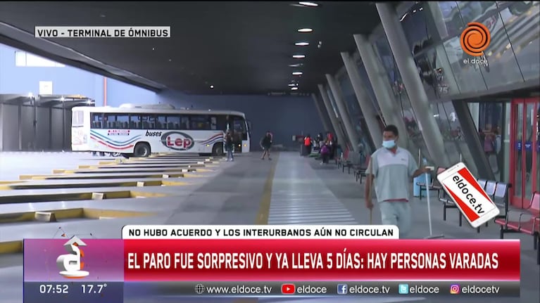 Sigue el paro en el transporte interurbano