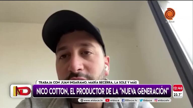 Nico Cotton sobre Juan Ingaramo: "Es el número uno"