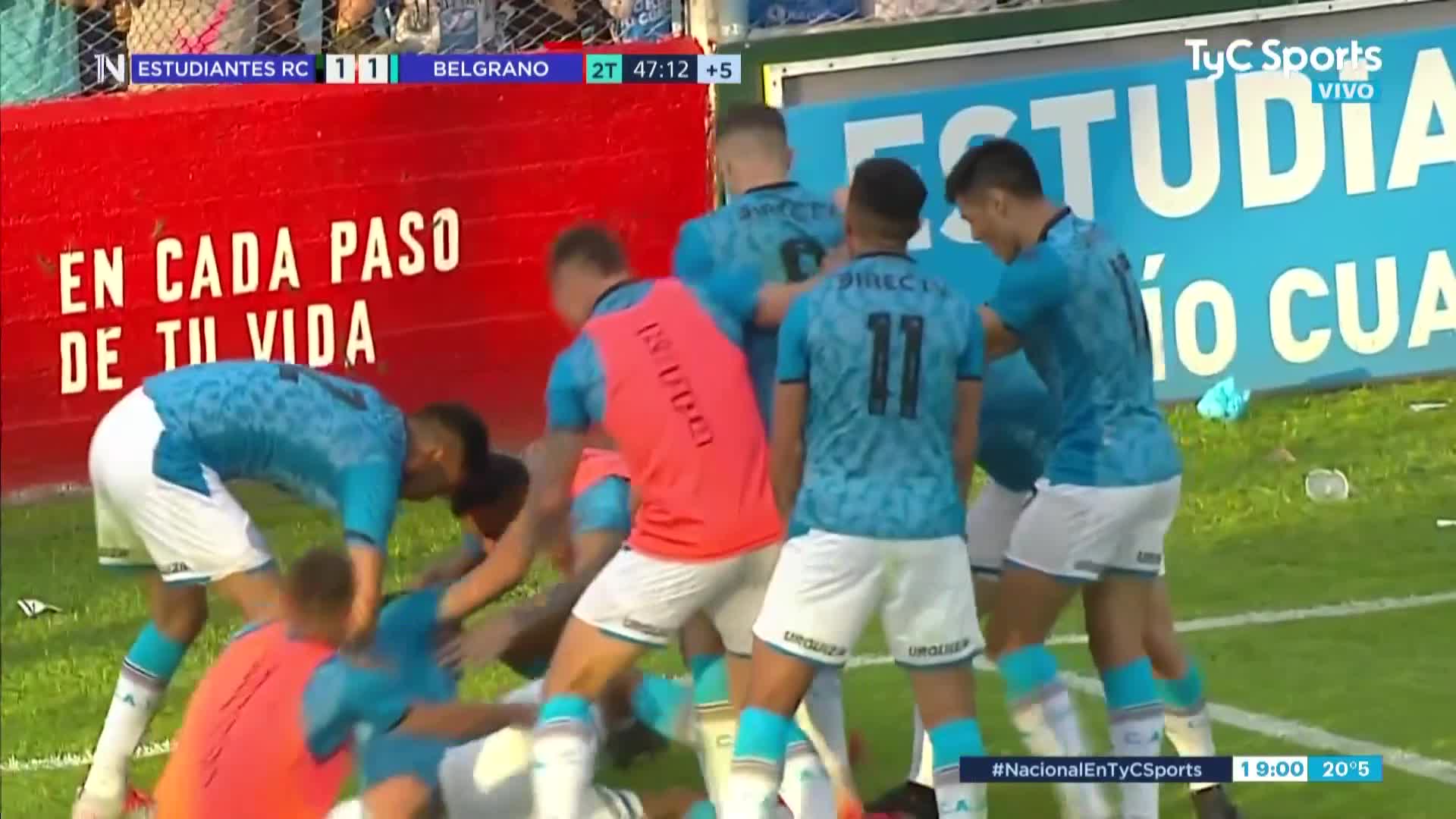 Belgrano lo empató sobre el final