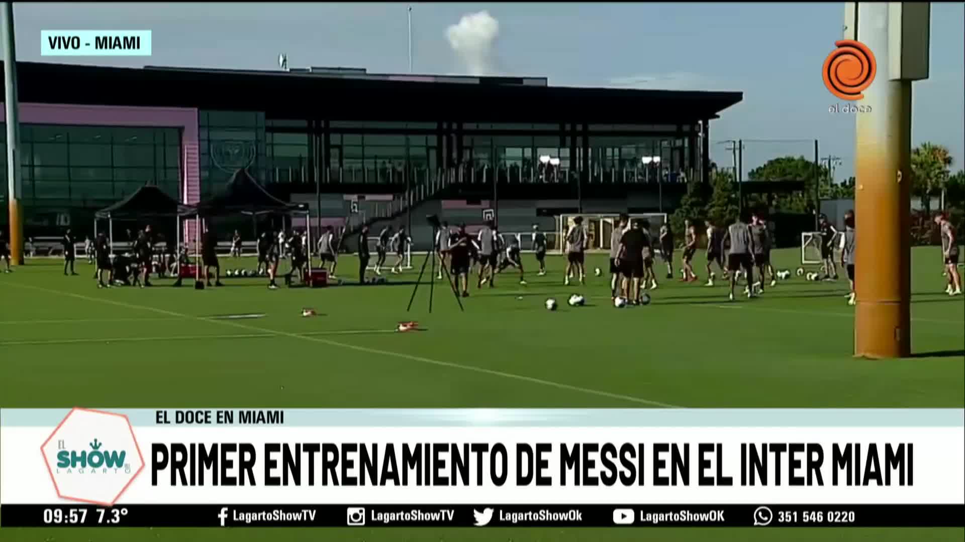 Messi ya entrena con el Inter Miami