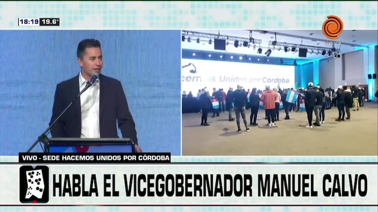 Manuel Calvo tras el cierre de la votación: "Estamos contentos"