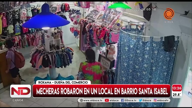 Mecheras en un local de ropa: la dueña explicó cómo fue el robo 