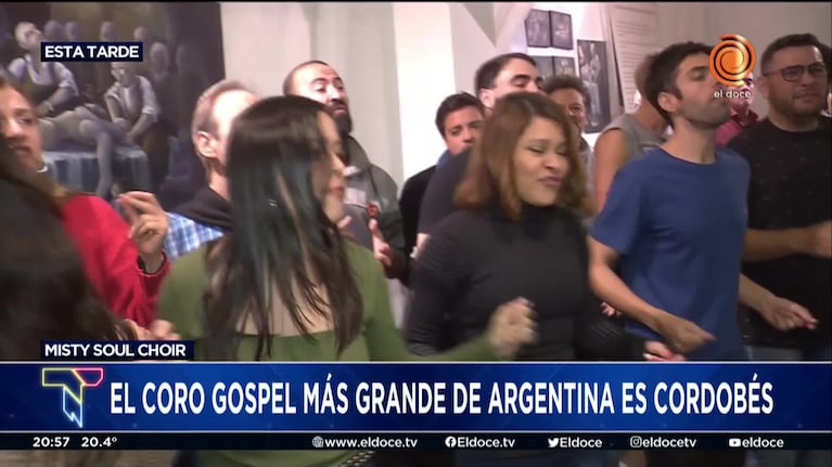 Córdoba tiene el coro gospel más grande de Argentina