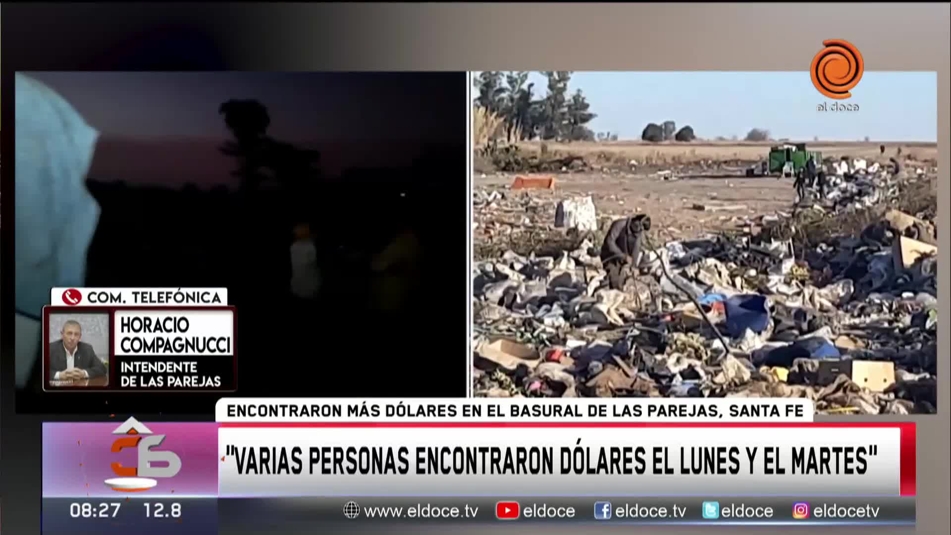 Las medidas de seguridad que tomaron en el basural por el hallazgo de dólares 