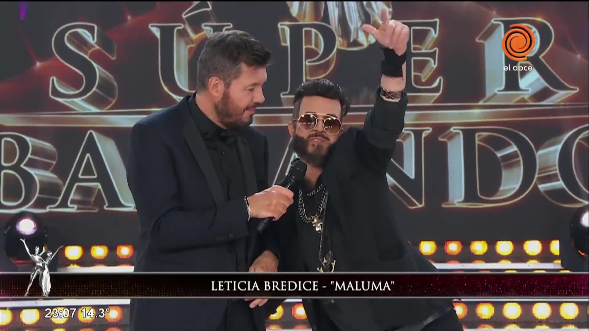 Desopilante: Leticia Bredice fue Maluma en ShowMatch