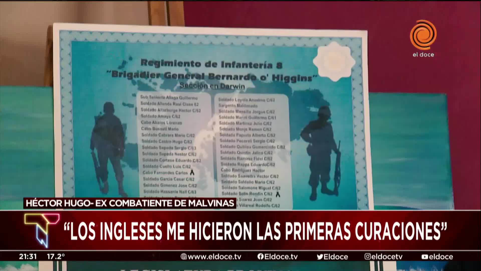 El duro testimonio de un excombatiente a 41 años del desembarco en Malvinas