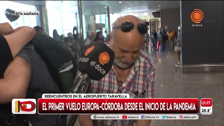 Vuelo Europa-Córdoba: el reencuentro de familiares tras la pandemia