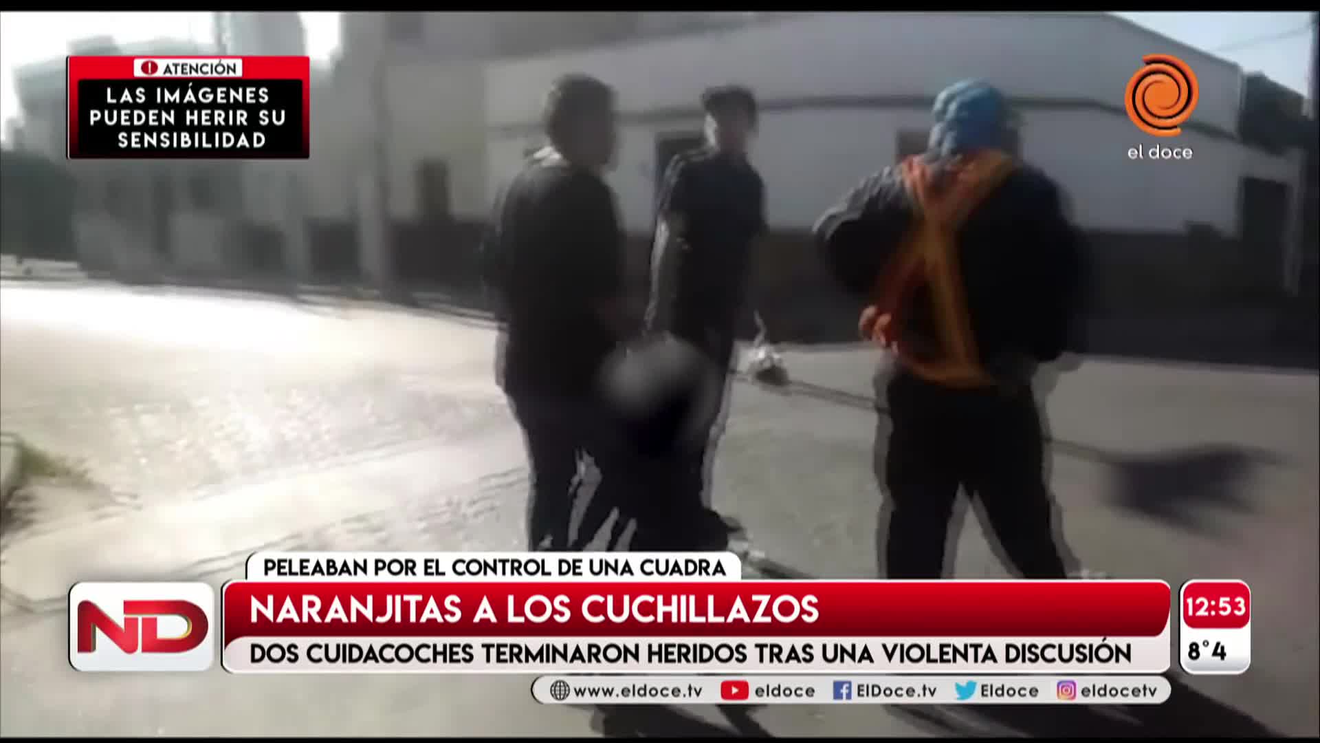 Dos naranjitas apuñalados y dos detenidos tras una pelea