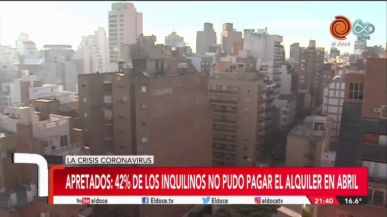 El 42 por ciento de los inquilinos no pudo pagar el alquiler de abril