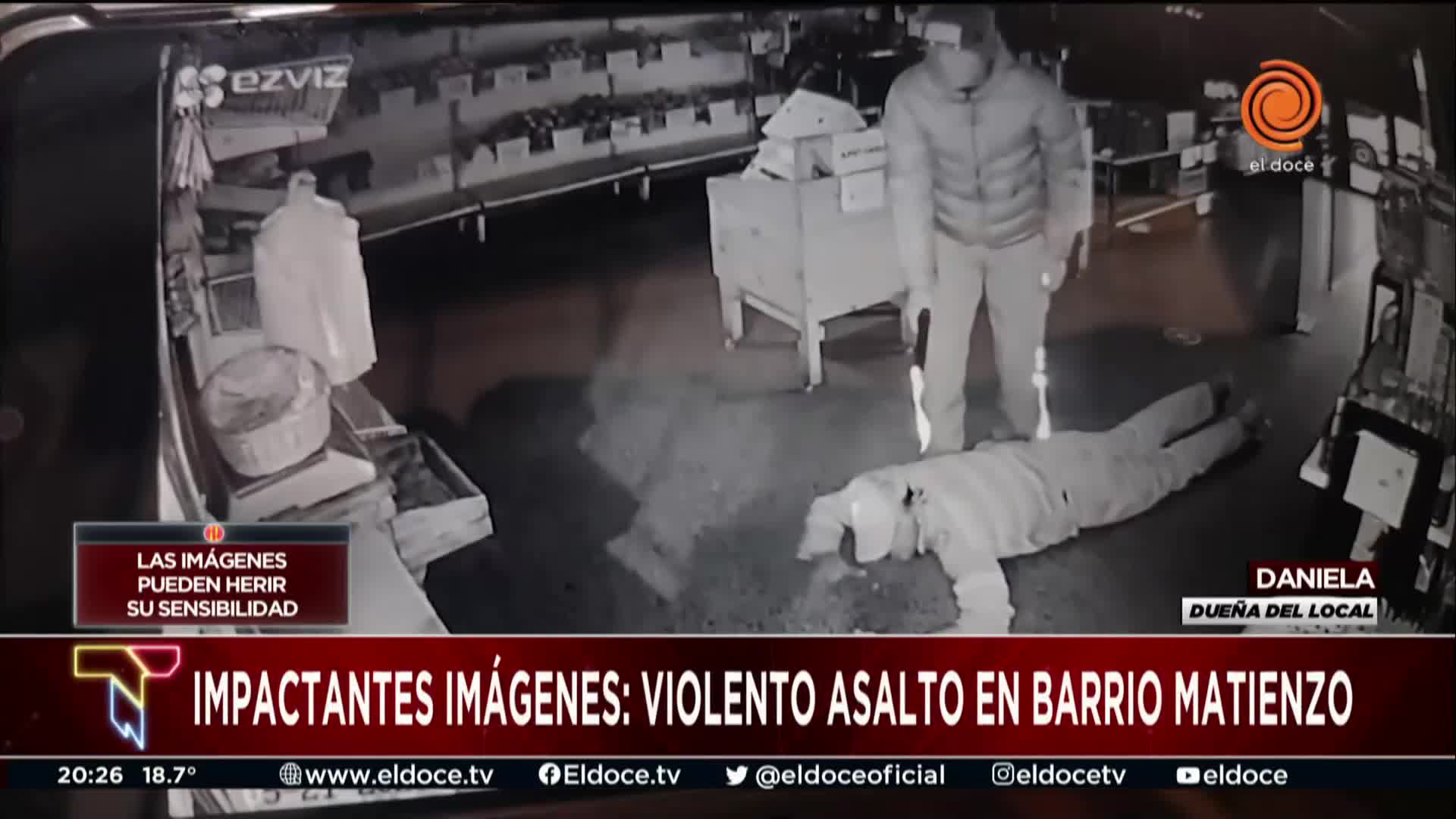 Testimonios de testigos del violento asalto en barrio Matienzo