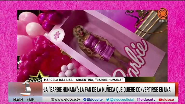 Es fan de Barbie y se convirtió en la muñeca humana