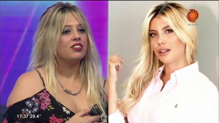 La doble de Wanda Nara que sorprendió a todos