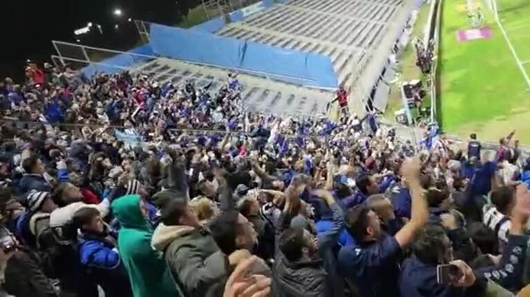 Los hinchas de Talleres que viajaron a Chile deliraron con el triunfo