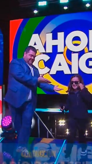 Barassi tuvo una invitada de lujo en Ahora Caigo
