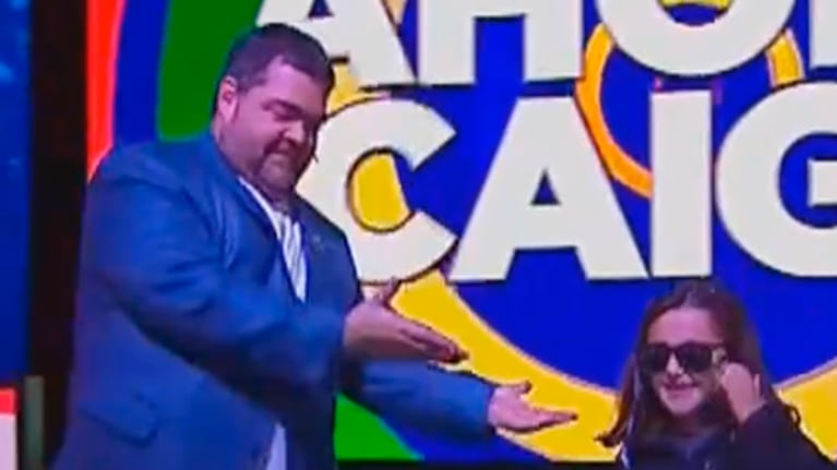 Barassi tuvo una invitada de lujo en Ahora Caigo