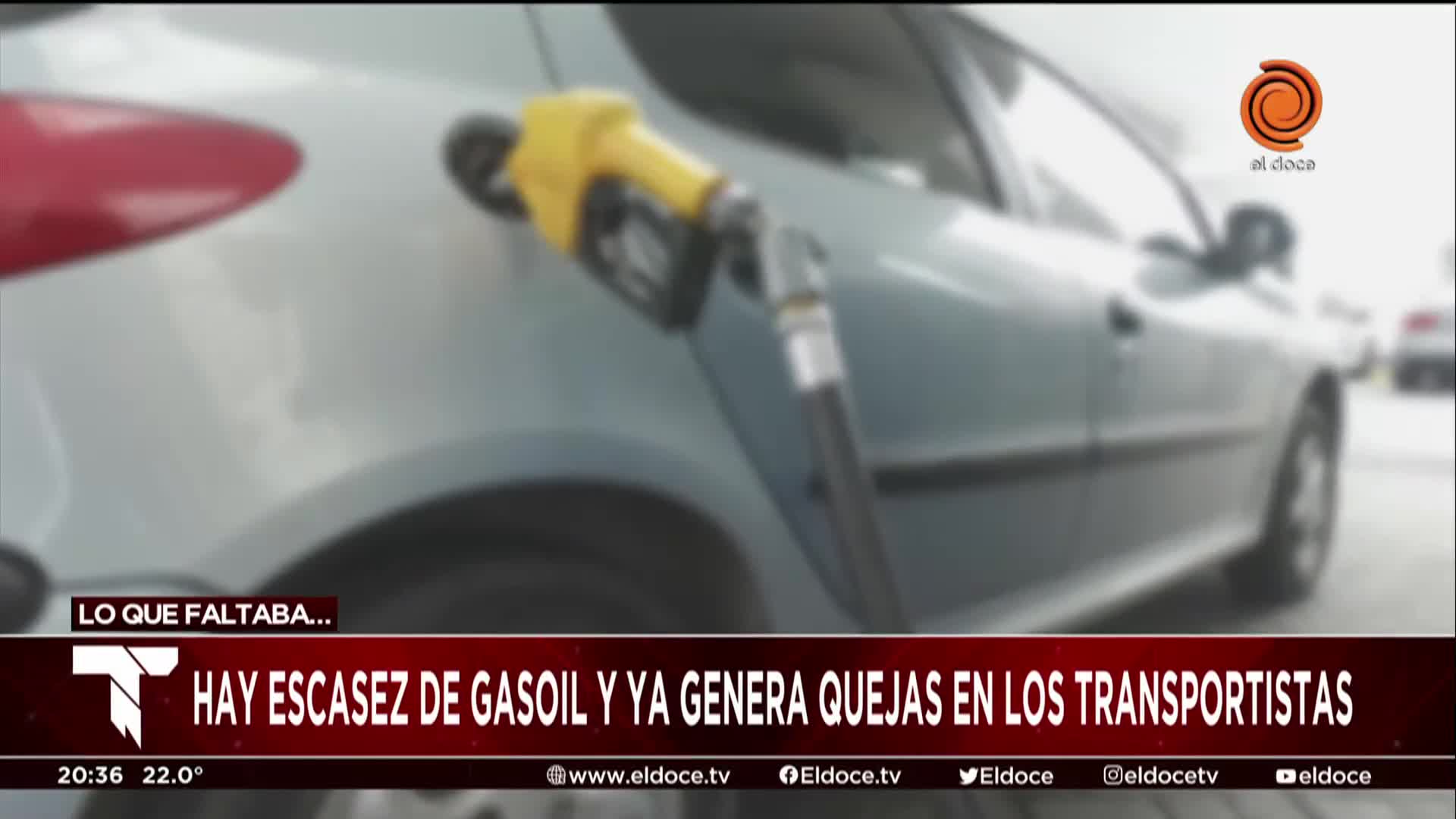 Hay escasez de gasoil y ya genera quejas en los transportistas