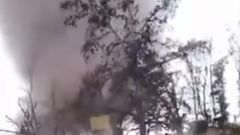 Caballo escapó por poco de un tornado