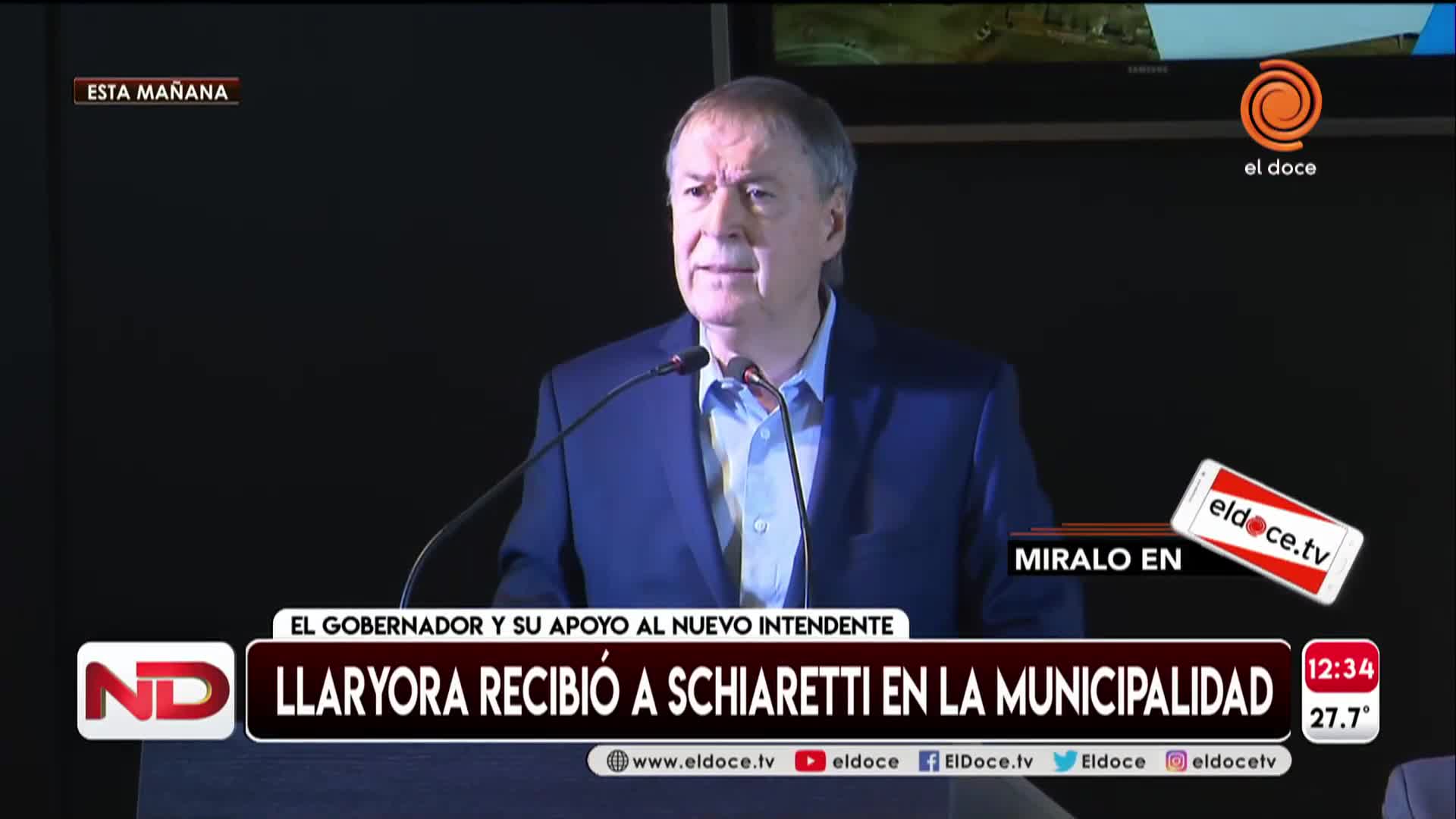 Schiaretti: "Qué bueno que Llaryora no use la intendencia sólo como plataforma"