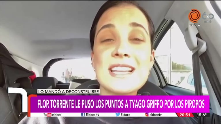 Flor Torrente: "Me trataron de racista solo por decir que algo no me gustaba"