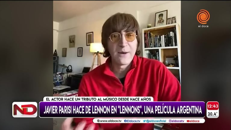 Hace tributos a John Lennon y actuará en la película argentina Lennons 
