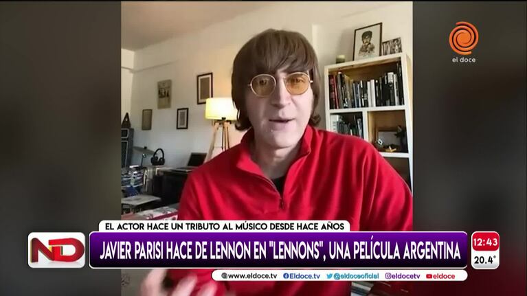 Hace tributos a John Lennon y actuará en la película argentina Lennons