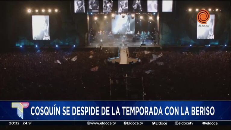 Cosquín cierra su temporada de verano con La Beriso