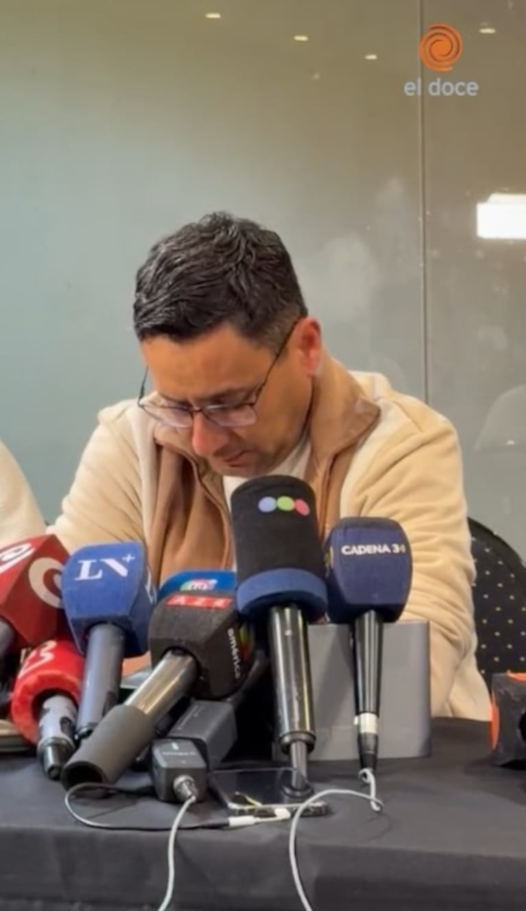 El padre de Agostina pidió un minuto de silencio 