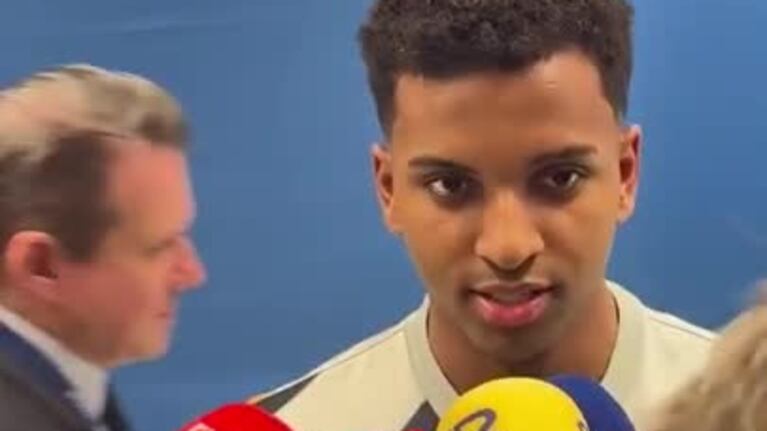 Rodrygo habló de su cruce con Messi