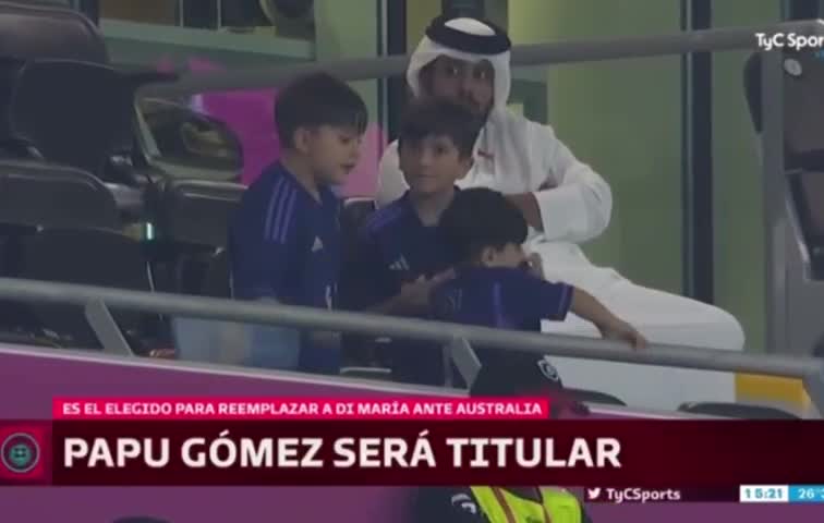 Los hijos de Messi enloquecieron a un jeque árabe