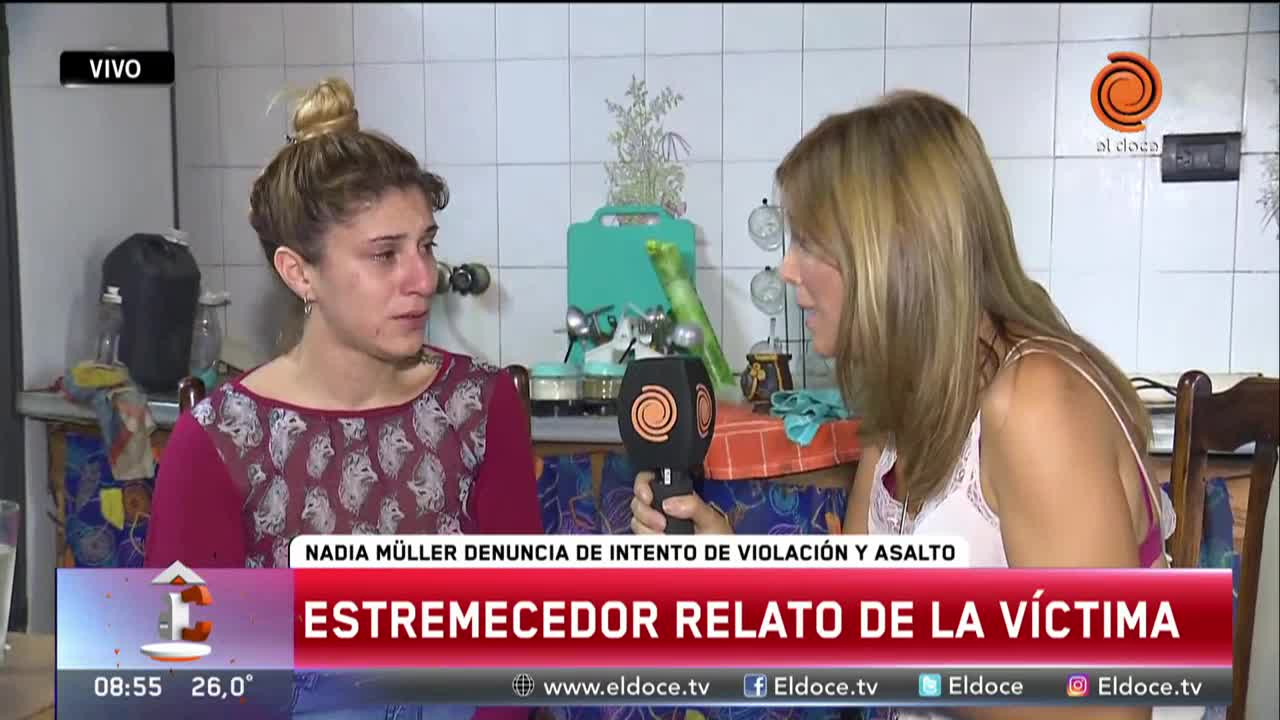 El relato de Nadia Müller sobre el intento de violación 