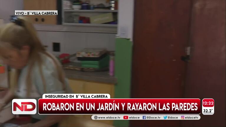 Desvalijaron el jardín de la escuela Presidente Kennedy