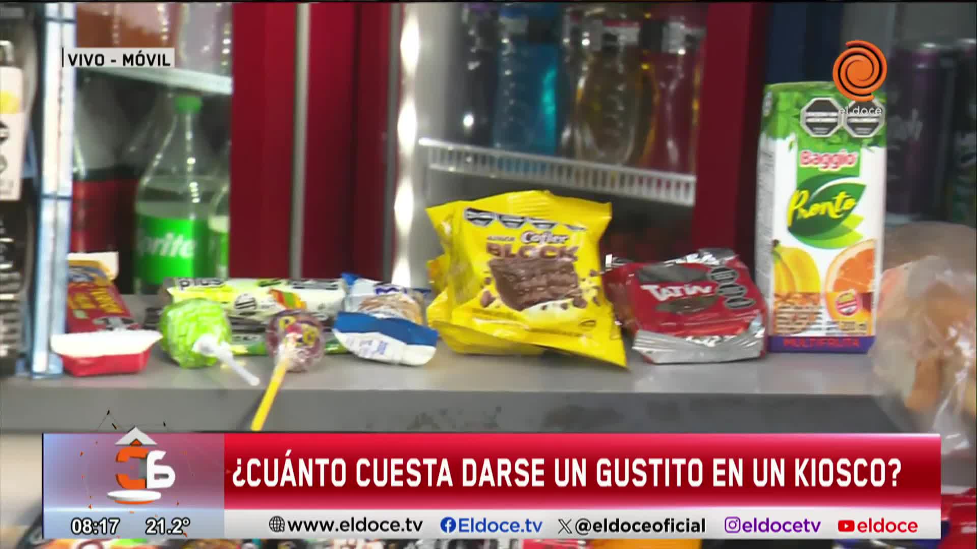 Cuánto cuesta darse un "gustito": los precios en un kiosco