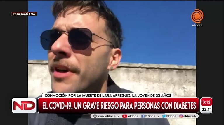 El cantante de Los Caligaris tiene diabetes y pide ser vacunado